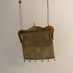 Vintage Bags - Antique Gold Bag with gems circa 1930s Vintage Bags - Antique Gold Bag with gems circa 1930s
